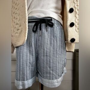 Eddie Bauer Coastal Linen Nautical Preppy Shorts Women’s Small